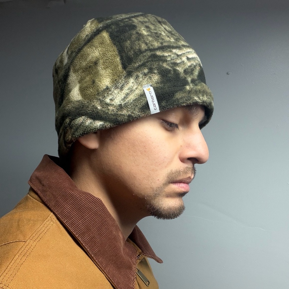 Carhartt x Mossy Oak Beanie Collab. Camo Reversible, OSFA Y2K VINTAGE GRAIL NWT